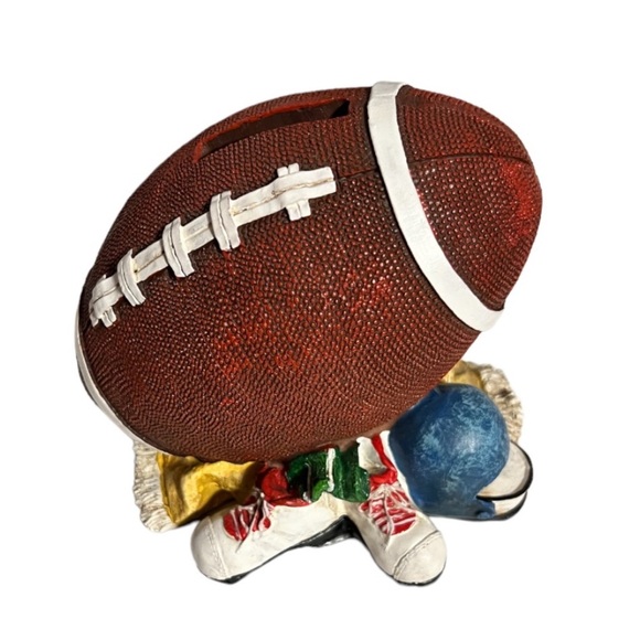 Ceramic Football Coin Bank - Picture 2 of 9